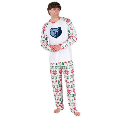 Concepts Sport Memphis Grizzlies Tidings Knit Top & Pant Pajama Set - Primary Image
