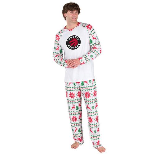 Concepts Sport Toronto Raptors Tidings Knit Top & Pant Pajama Set - Primary Image