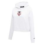 Pro Standard Women's Minnesota Twins Classic Fleece Cropped Hoodie - Thumbnail 1 of 2