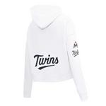 Pro Standard Women's Minnesota Twins Classic Fleece Cropped Hoodie - Thumbnail 2 of 2