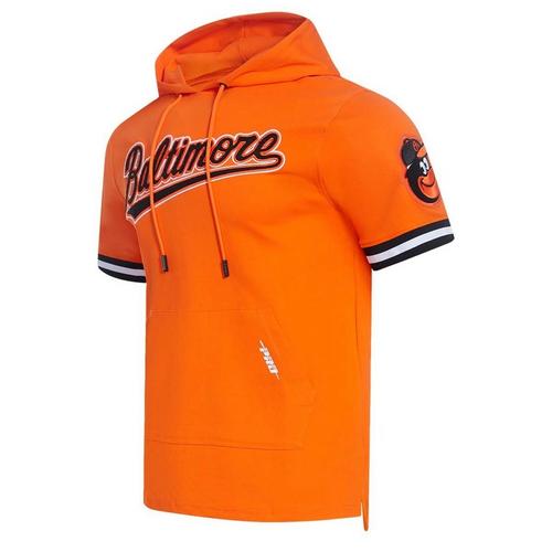 Pro Standard Baltimore Orioles Classic Chenille Short Sleeve Hoodie - Primary Image
