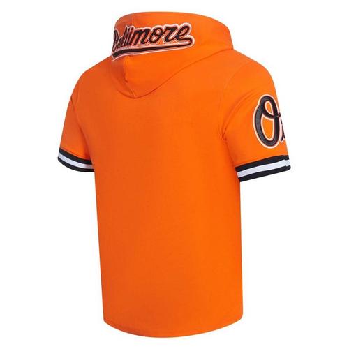 Pro Standard Baltimore Orioles Classic Chenille Short Sleeve Hoodie - Primary Image