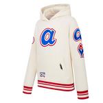 Pro Standard Women's Atlanta Braves Retro Classic Hoodie - Thumbnail 1 of 2