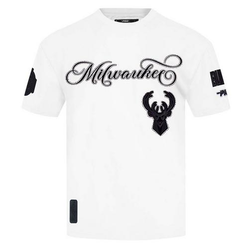 Pro Standard Milwaukee Bucks Black Out T-Shirt - Primary Image
