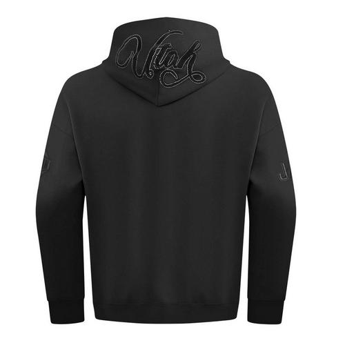 Pro Standard Utah Jazz Black Out Hoodie - Primary Image