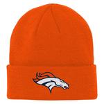 Genuine Stuff Kids' Denver Broncos Cuffed Double Sided Beanie - Thumbnail 2 of 3