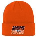 Genuine Stuff Kids' Denver Broncos Cuffed Double Sided Beanie - Thumbnail 3 of 3