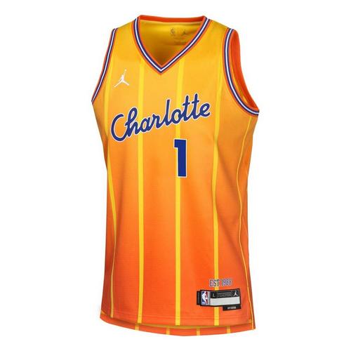 Nike Kids' Charlotte Hornets Lamelo Ball #1 2025 City Edition Swingman Jersey - Primary Image