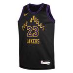 Nike Kids' Los Angeles Lakers LeBron James #23 2025 City Edition Swingman Jersey - Thumbnail 3 of 3