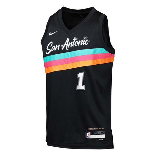Nike Kids' San Antonio Spurs Victor Wembanyama #1 2025 City Edition Swingman Jersey - Primary Image
