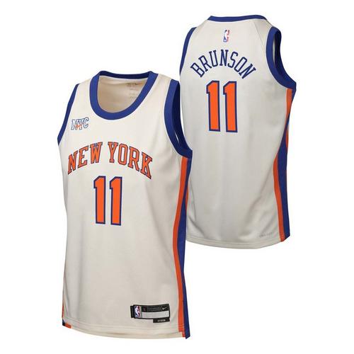 Nike Kids' New York Knicks Jalen Brunson #11 2025 City Edition Swingman Jersey - Primary Image