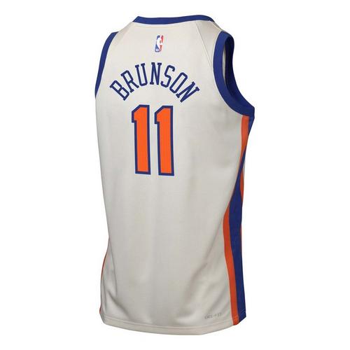 Nike Kids' New York Knicks Jalen Brunson #11 2025 City Edition Swingman Jersey - Primary Image