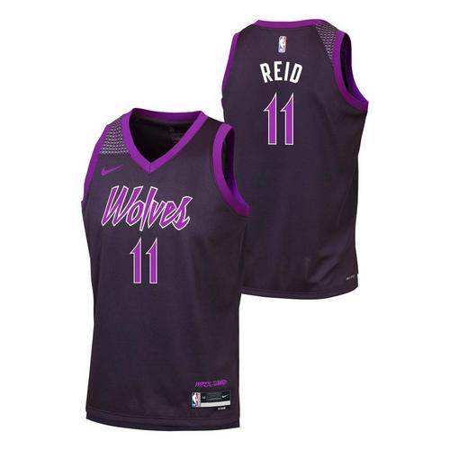 Nike Kids' Minnesota Timberwolves Naz Reid #11 2025 City Edition Swingman Jersey - Primary Image