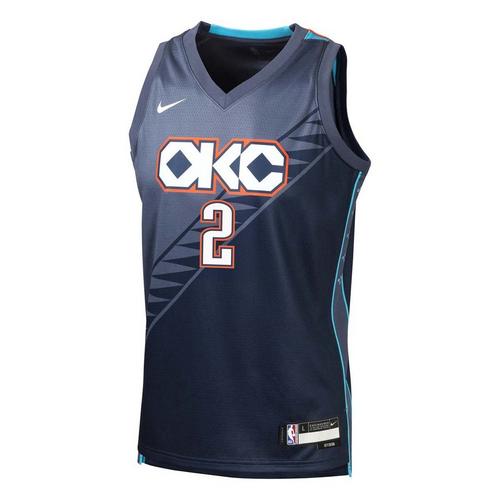 Nike Kids' Oklahoma City Thunder Shai Gilgeous-Alexander #2 2025 City Edition Swingman Jersey - Primary Image
