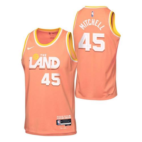 Nike Kids' Cleveland Cavaliers Donovan Mitchell #45 2025 City Edition Swingman Jersey - Primary Image