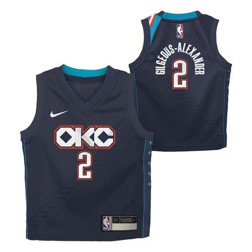 Nike Kids' Oklahoma City Thunder Shai Gilgeous-Alexander #2 2025 City Edition Swingman Jersey - Primary Image