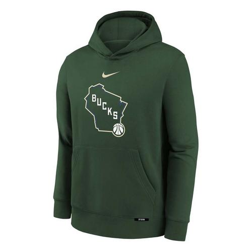 Nike Kids' Milwaukee Bucks 2025 City Edition Hoodie - Primary Image