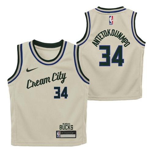 Nike Toddler Milwaukee Bucks Giannis Antetokounmpo #34 2025 City Edition Swingman Jersey - Primary Image