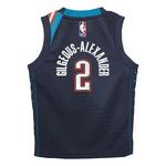 Nike Toddler Oklahoma City Thunder Shai Gilgeous-Alexander #2 2025 City Edition Swingman Jersey - Thumbnail 2 of 3