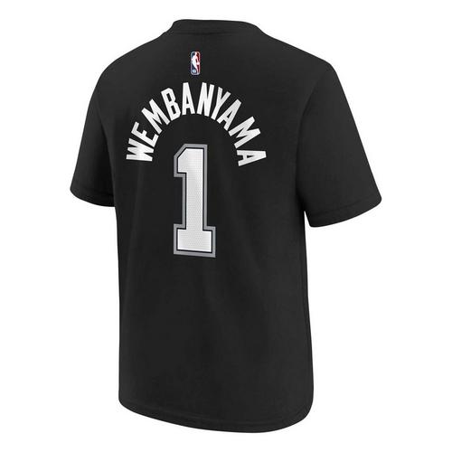 Nike Kids' San Antonio Spurs Victor Wembanyama #1 2025 City Edition Name & Number T-Shirt - Primary Image