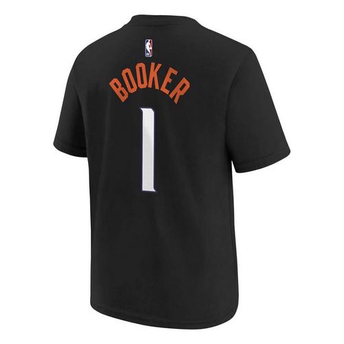 Nike Kids' Phoenix Suns Devin Booker #1 2025 City Edition Name & Number T-Shirt - Primary Image