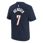 Nike Kids' Oklahoma City Thunder Chet Holmgren #35 2025 City Edition Name & Number T-Shirt - Thumbnail 2 of 3