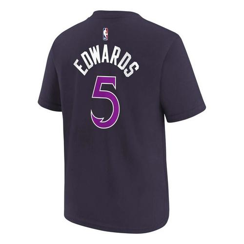 Nike Kids' Minnesota Timberwolves Anthony Edwards #5 2025 City Edition Name & Number T-Shirt - Primary Image