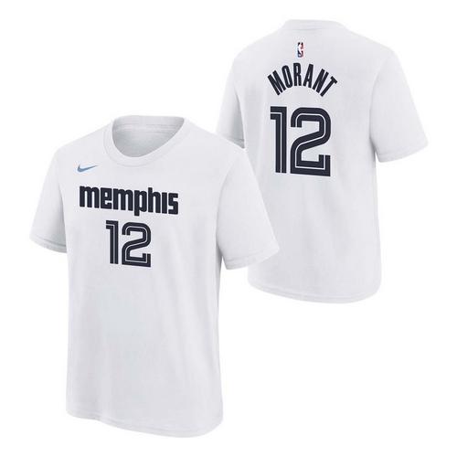 Nike Kids' Memphis Grizzlies Ja Morant #12 2025 City Edition Name & Number T-Shirt - Primary Image