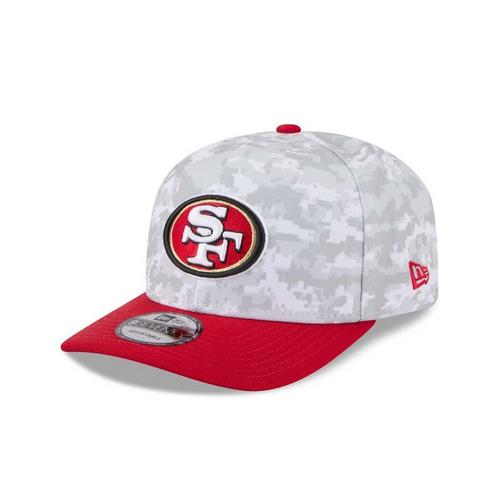 New Era San Francisco 49ers 2025 Salute To Service Field Goal 9Seventy Adjustable Hat - Primary Image