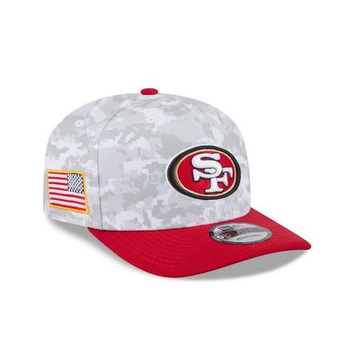 New Era San Francisco 49ers 2025 Salute To Service Field Goal 9Seventy Adjustable Hat - Primary Image