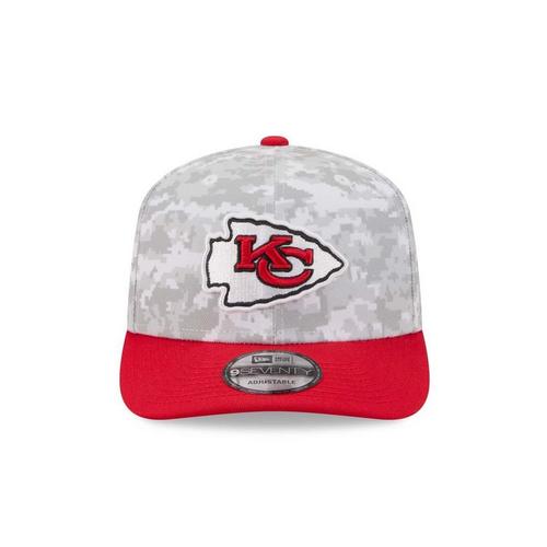 New Era Kansas City Chiefs 2025 Salute To Service Field Goal 9Seventy Adjustable Hat - Primary Image
