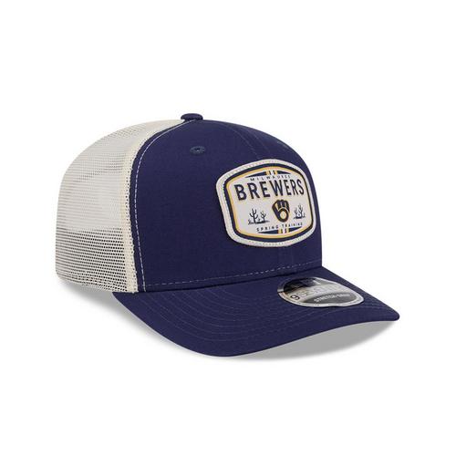 New Era Milwaukee Brewers 9SEVENTY Stretch-Snap Spring Training Patch Snapback Hat - Primary Image