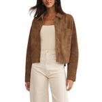 Women's Z Supply All Day Suede Cropped Jacket - Thumbnail 1 of 2