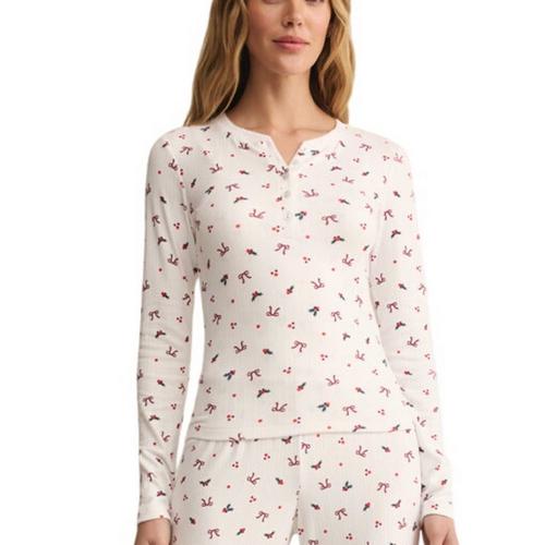 Women's Z Supply Holly Pointelle Pajama Top - Primary Image
