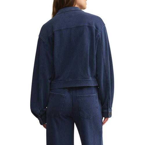 Women's Z Supply Heritage Knit Denim Jacket - Primary Image