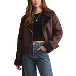 Women's Z Supply Locklin Sherpa Moto Jacket - Thumbnail 1 of 3