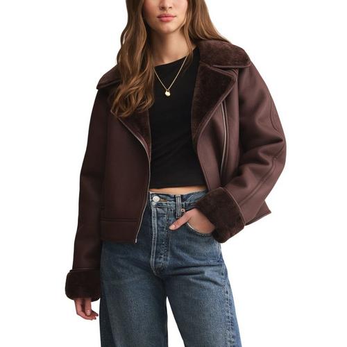 Women's Z Supply Locklin Sherpa Moto Jacket - Primary Image