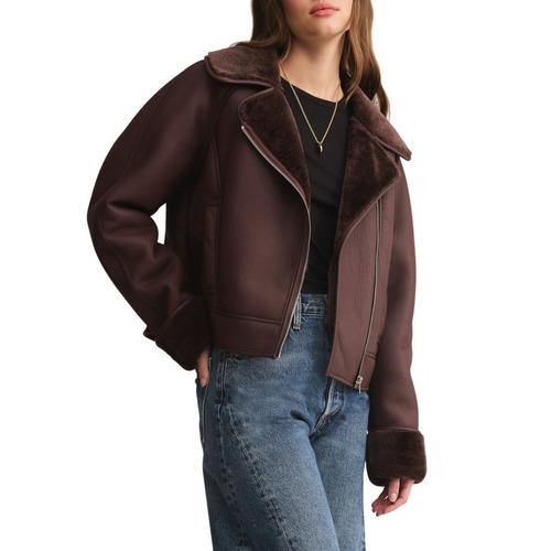 Women's Z Supply Locklin Sherpa Moto Jacket - Primary Image