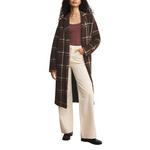 Women's Z Supply Mason Knit Plaid Overcoat - Thumbnail 1 of 4
