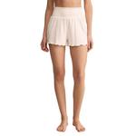 Women's Z Supply Dawn Smocked Rib Pajama Shorts - Thumbnail 1 of 4