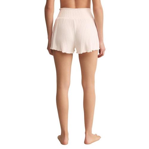 Women's Z Supply Dawn Smocked Rib Pajama Shorts - Primary Image