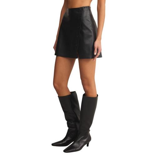 Women's Z Supply Allegra Vegan Leather Skirt - Primary Image