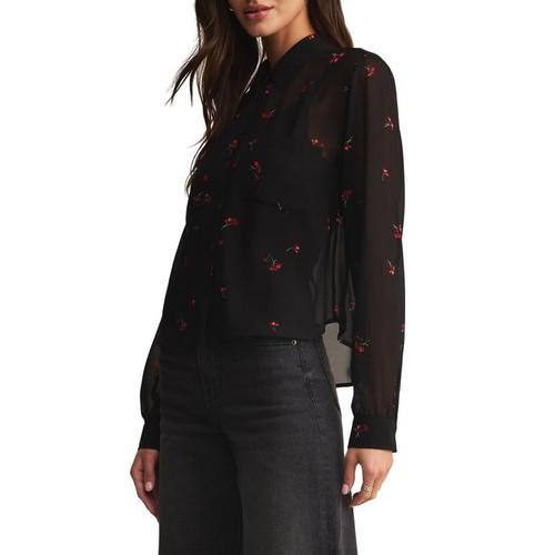 Women's Z Supply Vivienne Rio Floral Long Sleeve Button Up Shirt - Primary Image