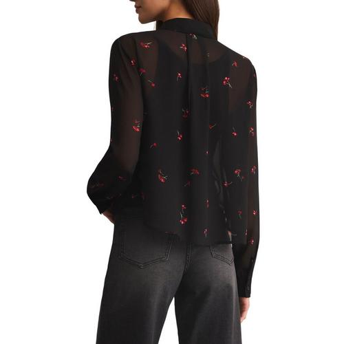 Women's Z Supply Vivienne Rio Floral Long Sleeve Button Up Shirt - Primary Image