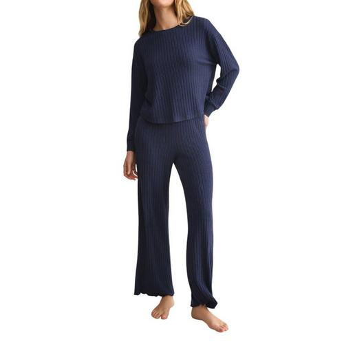 Women's Z Supply Elfie Silky Rib Pajama Top - Primary Image