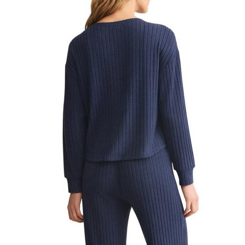 Women's Z Supply Elfie Silky Rib Pajama Top - Primary Image