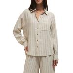 Women's Z Supply Alfie Striped Long Sleeve Button Up Shirt - Thumbnail 1 of 2