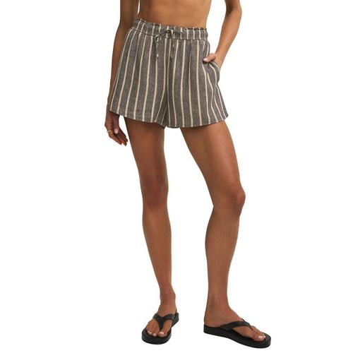 Women's Z Supply The Perfect Linen Striped Shorts - Primary Image