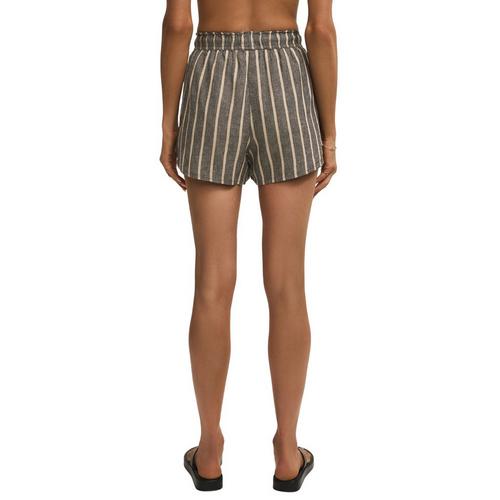 Women's Z Supply The Perfect Linen Striped Shorts - Primary Image