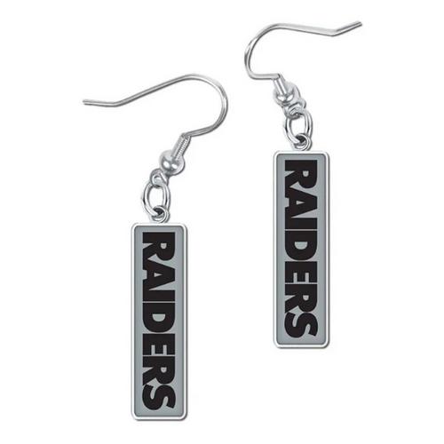 Wincraft Las Vegas Raiders Carded Rectangle Earrings - Primary Image